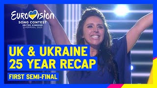 UK amp Ukraine  25 years of Eurovision  UnitedByMusic 🇺🇦🇬🇧 [upl. by Auqinal]