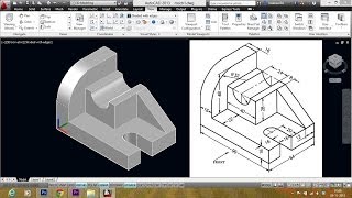 AUTOCAD MECHANICAL MODELING PART1  MAKING A 3D MODEL [upl. by Sitoel747]