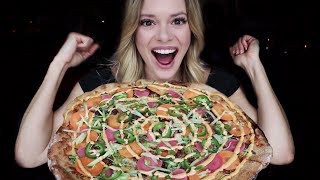 Banh Mi Pizza Mukbang  Red Wagon Pizza  Twin Cities [upl. by Haeluj98]