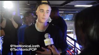 Justin Bieber Interview at West Coast Customs [upl. by Izaak]