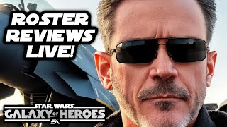 SWGOH Live Roster Reviews With Your Star Wars Dad [upl. by Miguelita293]