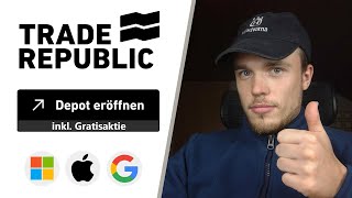 Trade Republic Aktiendepot eröffnen für Anfänger ✅ Anleitung zur Anmeldung inkl Gratisaktie [upl. by Iccir]