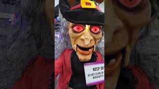 Marionette Witch Animatronic at Home Depot [upl. by Aniez779]