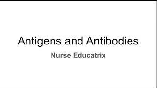 Antigen and Antibody  Introduction [upl. by Armington777]