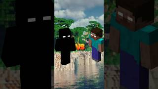 NULL VS HEROBRINE CRAZY BATTLE shorts minecraft herobrine [upl. by Morrell]