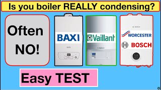 Is your boiler REALY condensing Most are NOT I show you how to test it’s easy [upl. by Jarvey]