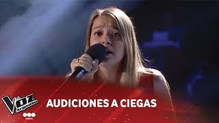 Isabel Aladro  I want you back  The Jackson 5  Audiciones a Ciegas  La Voz Argentina 2018 [upl. by Fabriane429]