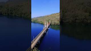 Ponte Pênsil sobre o rio Paranapanema na divisa de SP e PR [upl. by Gresham]