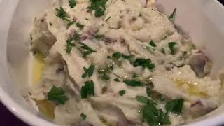 Red Mashed Potatoes with Garlic Milk [upl. by Romelda]