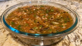 Como preparar una SALSA DE JITOMATE y CHILE SERRANO SALSA SERRANA [upl. by Oknuj843]