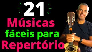 21 MÚSICAS FÁCEIS PARA REPERTÓRIO DE CAVAQUINHO [upl. by Betteann22]