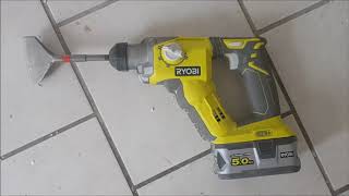 Test Perforateur Ryobi 18V R18SDS0 ONE [upl. by Ellehsat]