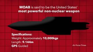 What is the Mother Of All Bombs MOAB Explainer [upl. by Jonie]