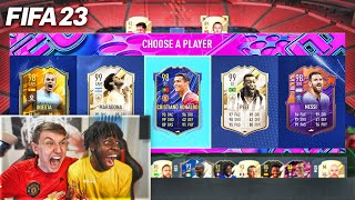 198 RATED  FIFA 23 OTW FUT DRAFT WAGER VS SV2 [upl. by Adnola]