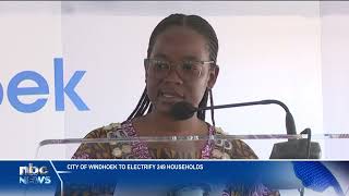 City of Windhoek to electrify 249 households  nbc [upl. by Eruza]