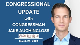 Congressman Jake Auchincloss  One SouthCoast Chamber Luncheon March 26 2024 [upl. by Halsey]