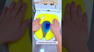 Toilet Too Big for Little Ones The Foldable Toilet Seat Is Here baby [upl. by Mady43]