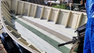 Aircrete used in a Boat  How to make a Ferrocement Boat Deck [upl. by Delp54]