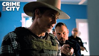 Raylan Arrests the Car Bomber  Justified City Primeval Timothy Olyphant [upl. by Aleil]