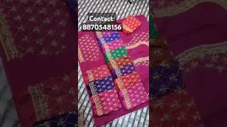 Bridal Aari work blouse material watsapp 8870548156 [upl. by Shanley]