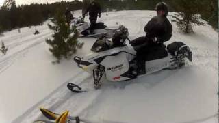 2012 SkiDoo Freeride 800 R ETEC wheelie gone wrong [upl. by Melinda]