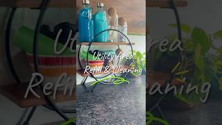 Utility Area cleaning refill kitchen organization home shorts minivlog homedecor storage [upl. by Aisiat]