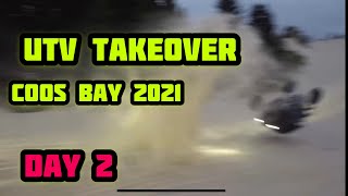 UTV Takeover 2021 Oregon  Day 2 Double Rollover Crash [upl. by Anastasio]