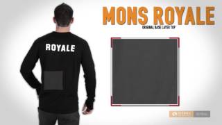 Mons Royale Original Base Layer Top  Merino Wool Long Sleeve For Men [upl. by Papagena799]