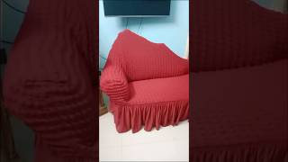 Delivered Red maroon Divan Cover।।ডিভান কভার।। [upl. by Nageek624]