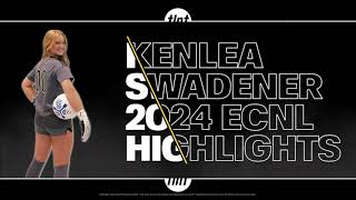 Kenlea Swadener Sting Black ECNL October 2024 Highlights [upl. by Samuella]