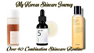 My Korean Skincare Journey Combination Skincare Routine combinationskin koreanskincare [upl. by Collins827]