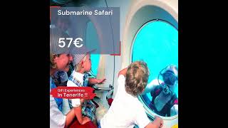 ID616 🌊 Dive into adventure with a Submarine Safari in Tenerife 🎁 Perfect for thrillseekers and [upl. by Acillegna]