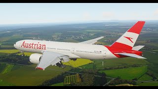 P3D V54 Long Haul Timelapse  Los Angeles  Vienna [upl. by Lerrehs]