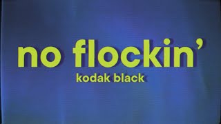 Kodak Black  No Flockin Lyrics [upl. by Bloem]