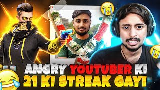 ANGRY😂 wale RG GAMER bhai की😱21 की Winning STREAK gayii😎  SATVIK [upl. by Diannne773]