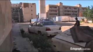 Libya Fighting in Tripoli breaks out between proGaddafi forces and NTC fighters [upl. by Letney]