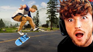 Becoming a Pro SKATEBOARDER in Realistic Game [upl. by Buchbinder686]