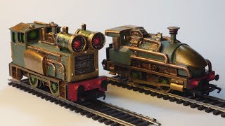 1097 How to  Give some Wow to BassettLowke Steampunk Locomotives – a full Repaint – Pt7 4K [upl. by Armington]