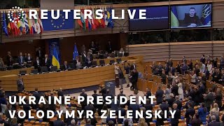 LIVE Ukraine President Volodymyr Zelenskiy speaks to the European Parliament [upl. by Og]