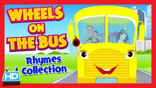 quotWheels On The Bus Go Round and Roundquot Nursery Rhymes Collection  HALLOWEEN Night songs [upl. by Aikar]