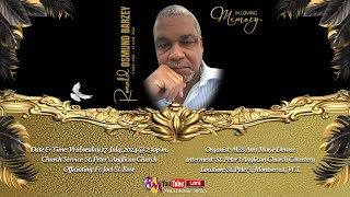 In Loving Memory of Ronald Osmund Barzey July 17 2024 [upl. by Jany]