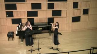 Fredrich Kuhlau Three Duets for Two Flute Op10 1st and 3rd movements Alyssa and Mirim [upl. by Sardella]