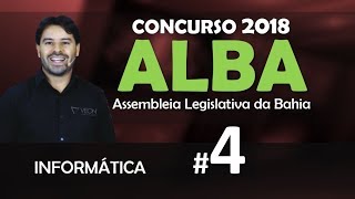 Concurso Assembleia Legislativa da Bahia  ALBA 2018  Aula 4 [upl. by Marieann]