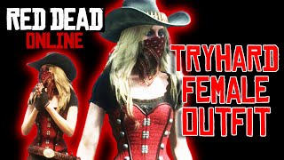 Tryhard Female Outfit  Tutorial  RDR2 Online  PC  Red Dead Redemption 2 Online Gameplay [upl. by Outhe693]