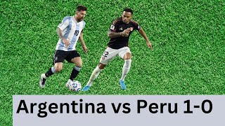 Argentinas 10 Win Against Peru Key Highlights [upl. by Gibert]