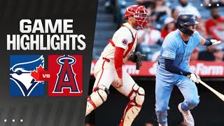 Blue Jays vs Angels Game Highlights 81224  MLB Highlights [upl. by Yaluz]