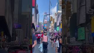 Times square 😍🤩 travel travelvlog downtown [upl. by Chas]