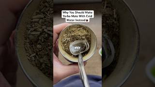 Can You Make Yerba Mate With Cold Water🧉 [upl. by Irrek]