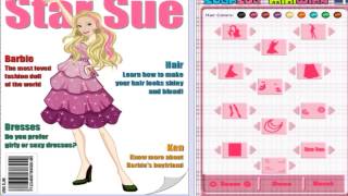 Barbie Fancy Fashion Dress Up Games [upl. by Arbmat]