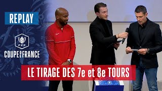 Le tirage des 7e et 8e tours en replay I Coupe de France 2022 2023 [upl. by Nerrot95]